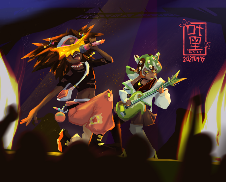 [Aug 2021] Rock On! Splatoon OCs of @cadviar