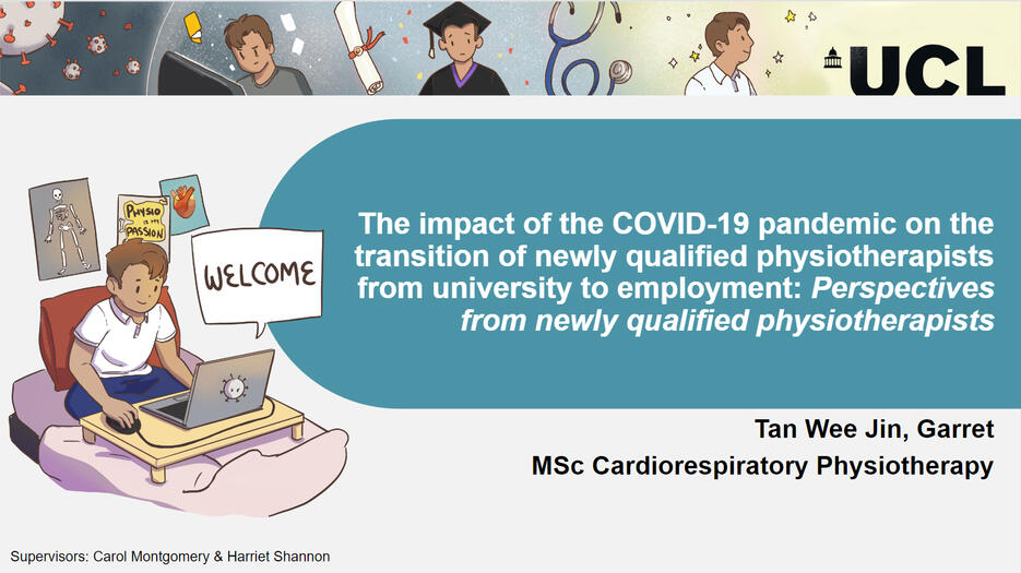 COVID-19 dissertation intro slide, illustrated by heicurrant
