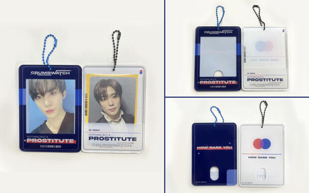 Photocard Holder, inspired by a Crimewatch meme